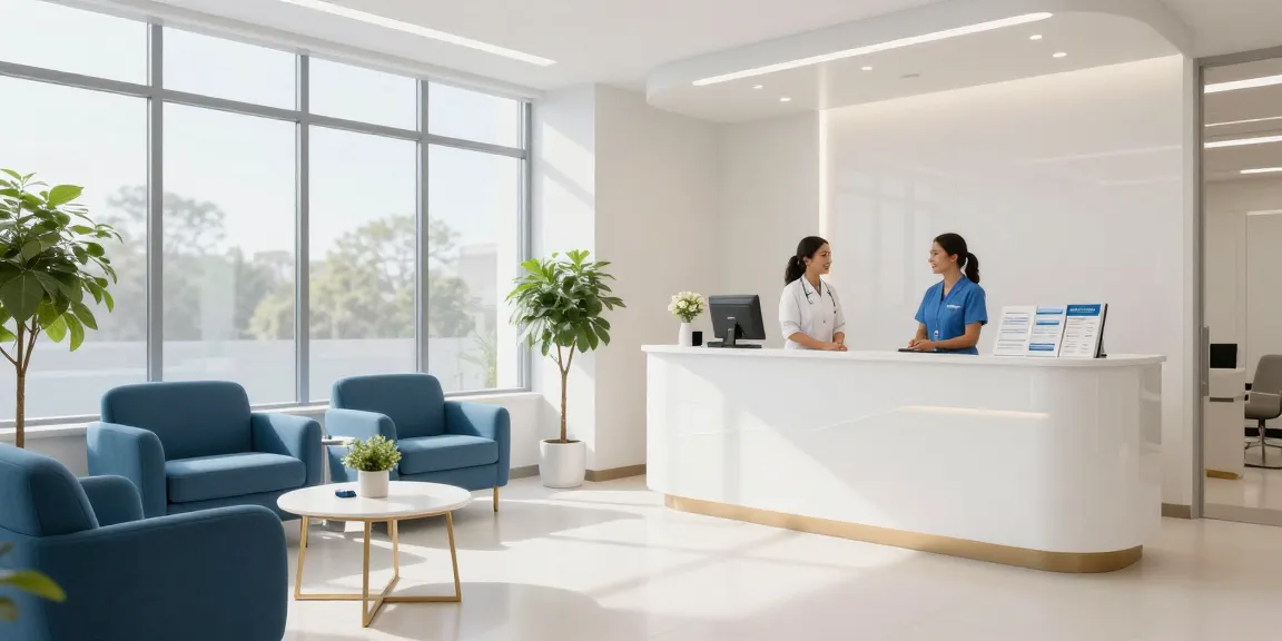 Best hair transplant Turkey clinic reception area, showcasing patient care and professional healthcare services.