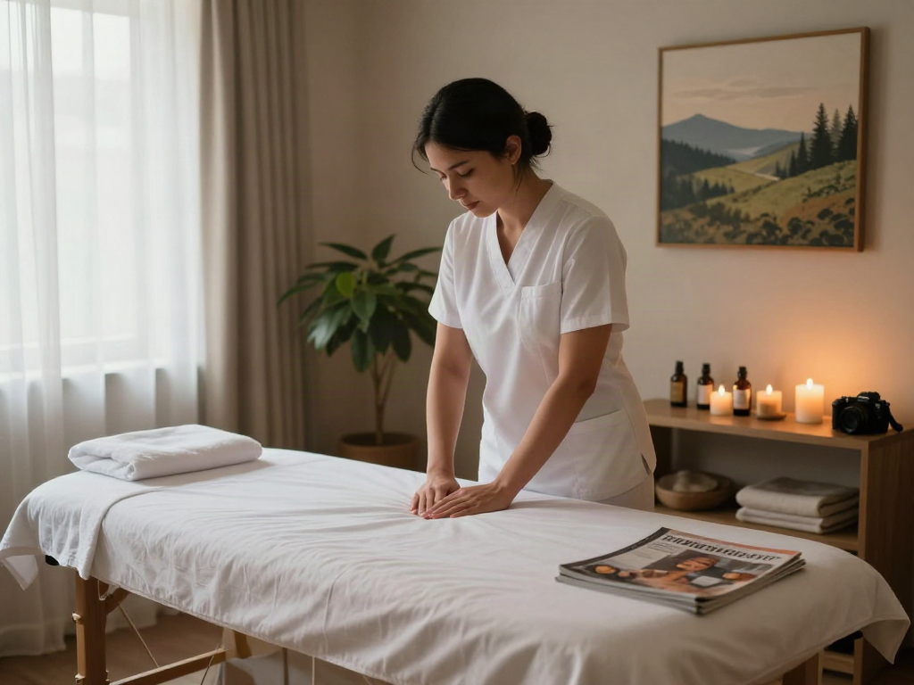 Experience serene 마포출장안마 in a tranquil spa setting with soothing elements.