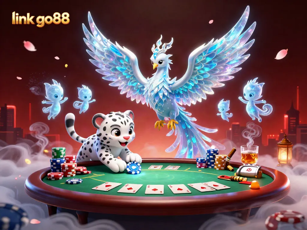 Engage with link go88 casino thrills featuring vibrant characters and an immersive poker scene.