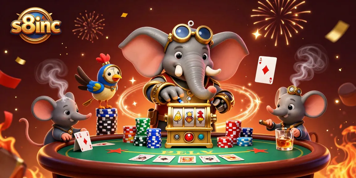 Enjoy thrilling 3D steampunk action at s8inc with vivid slot machines and poker scenes.